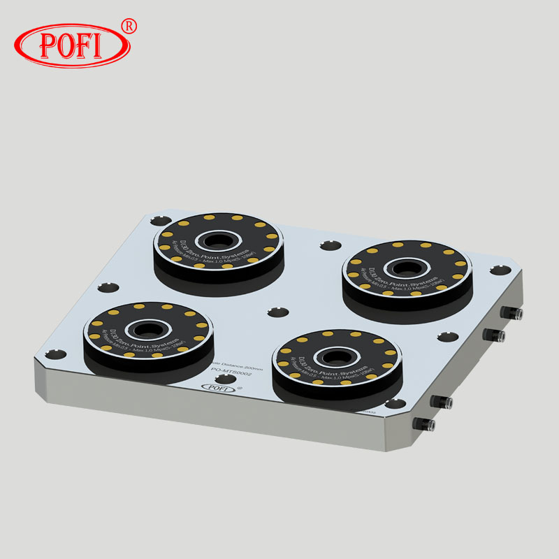 PO-MTS0002 D130四頭零點(diǎn)氣動(dòng)卡盤(pán)（中心距200）